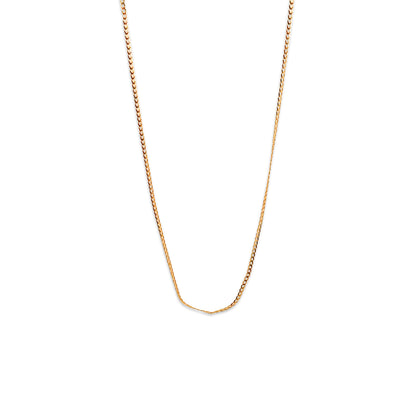 9KT Yellow Gold Curb Chain 1.60GM – Lightweight Classic Gold Chain Necklace