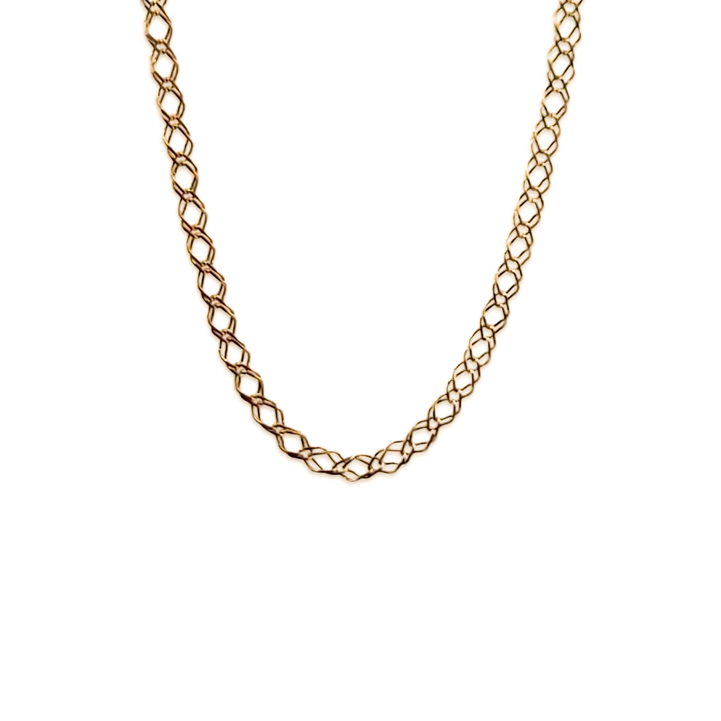 9KT Yellow Gold Design Figaro Chain 4.54GM – Elegant Designer Figaro Gold Necklace