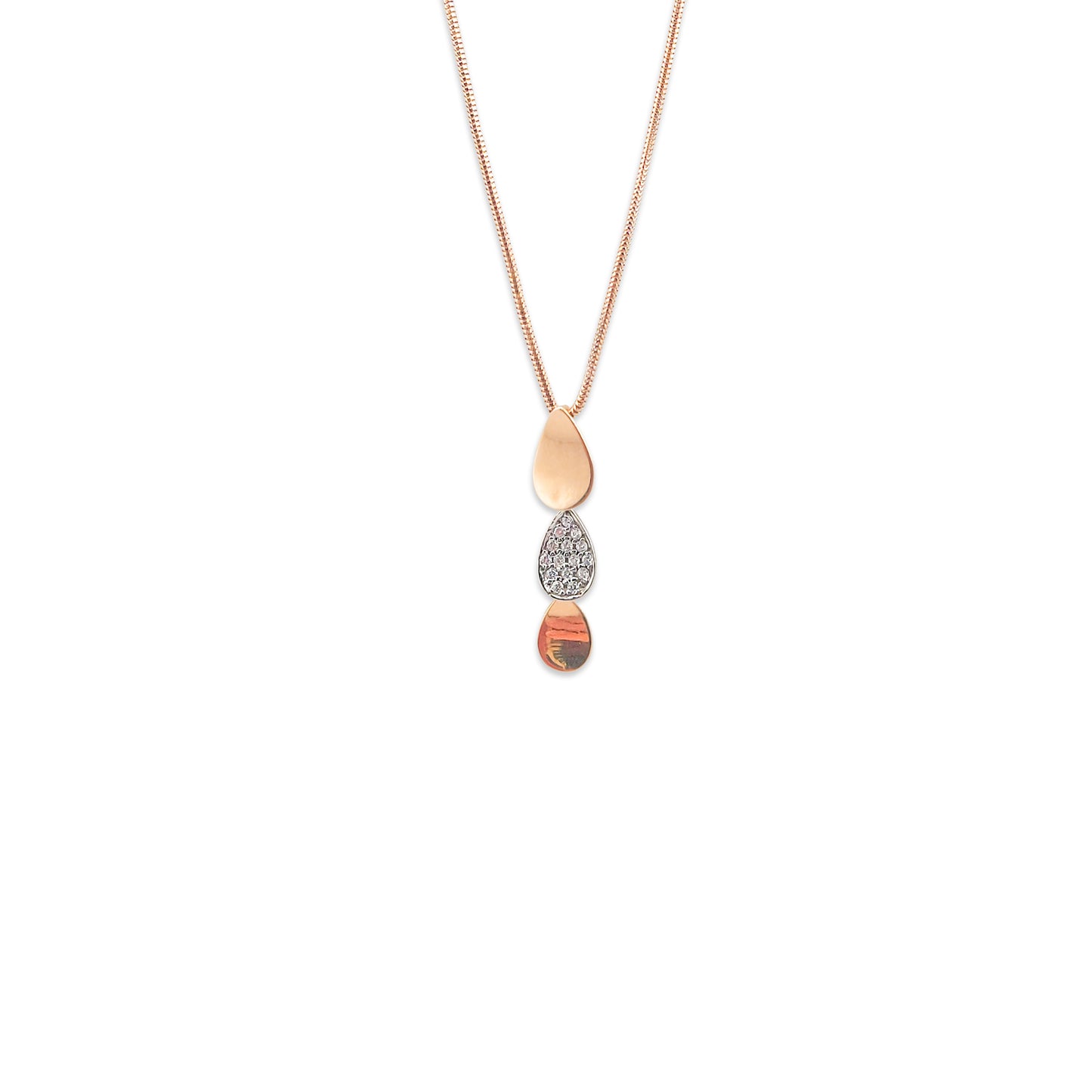 14KT Yellow Gold Leaf Pendant & Chain 4.71GM – Elegant Nature Inspired Gold Necklace