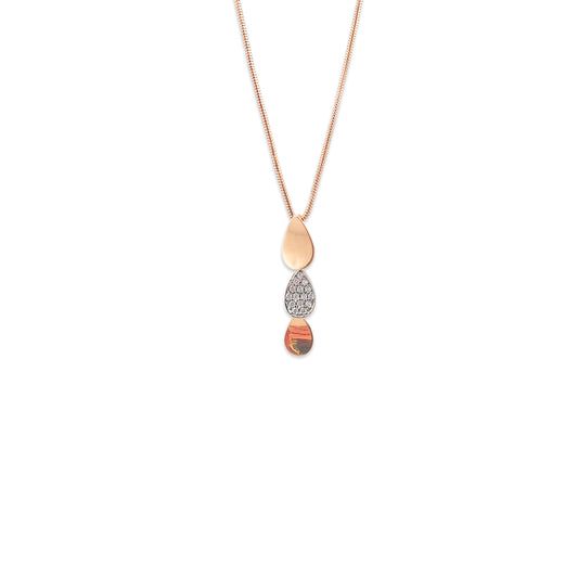 14KT Yellow Gold Leaf Pendant & Chain 4.71GM – Elegant Nature Inspired Gold Necklace
