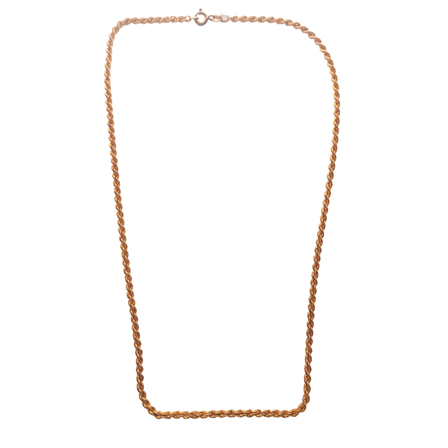 9KT Yellow Gold Rope Chain 10.54GM – Elegant Twisted Gold Chain