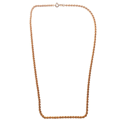 9KT Yellow Gold Rope Chain 10.54GM – Elegant Twisted Gold Chain