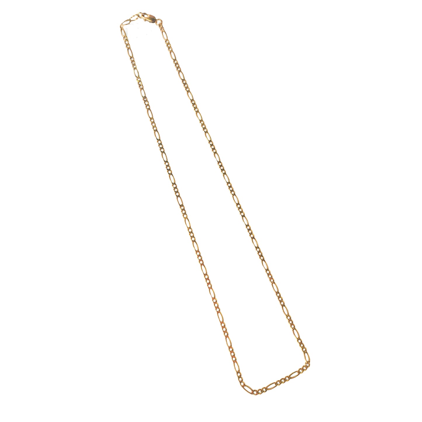 9KT Yellow Gold Figaro Chain 6.00GM – Classic Lightweight Gold Chain
