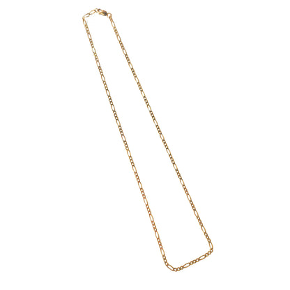9KT Yellow Gold Figaro Chain 6.00GM – Classic Lightweight Gold Chain