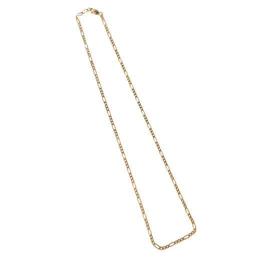 9KT Yellow Gold Figaro Chain 6.00GM – Classic Lightweight Gold Chain