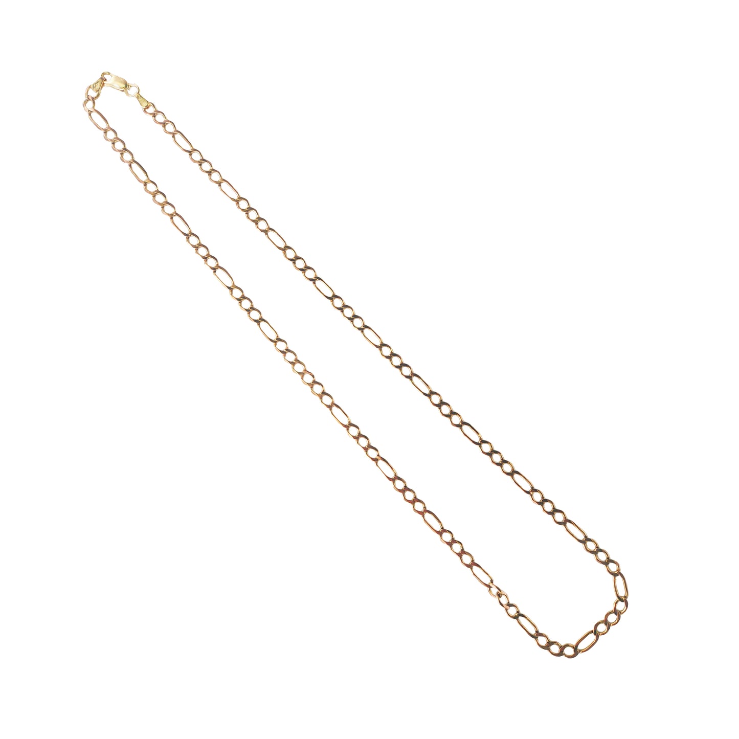 9KT Yellow Gold Figaro Chain 11.37GM – Timeless Luxury Gold Chain