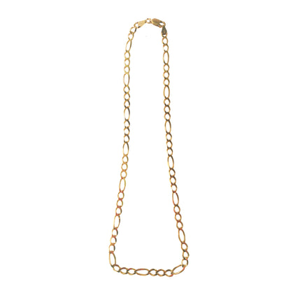 9KT Yellow Gold Figaro Chain 11.70GM – Elegant Classic Gold Chain