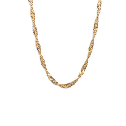 9KT Yellow Gold Disco Chain 8.55GM – Luxury Sparkling Gold Chain Necklace
