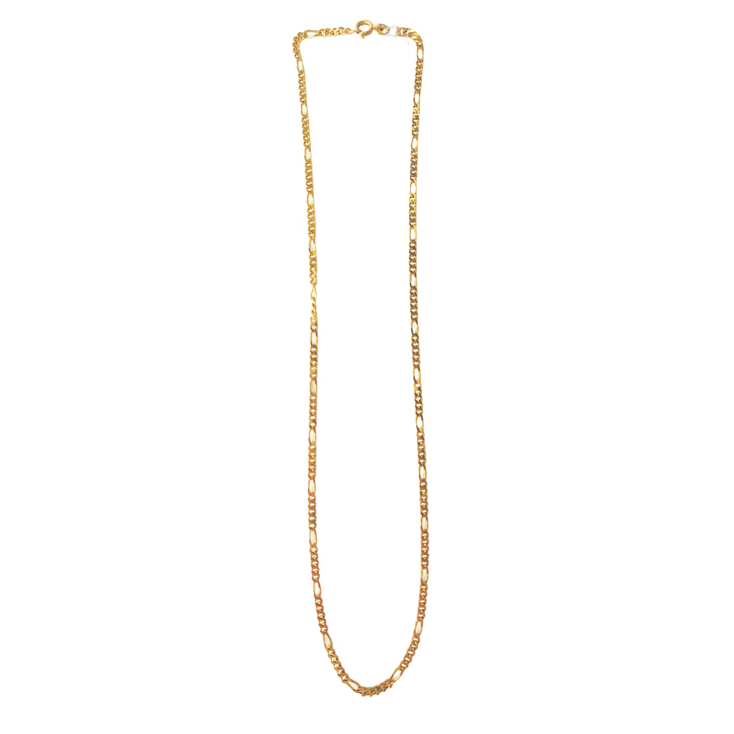 9KT Yellow Gold Figaro Chain 5.68GM – Lightweight Elegant Gold Chain