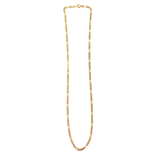 9KT Yellow Gold Figaro Chain 5.68GM – Lightweight Elegant Gold Chain