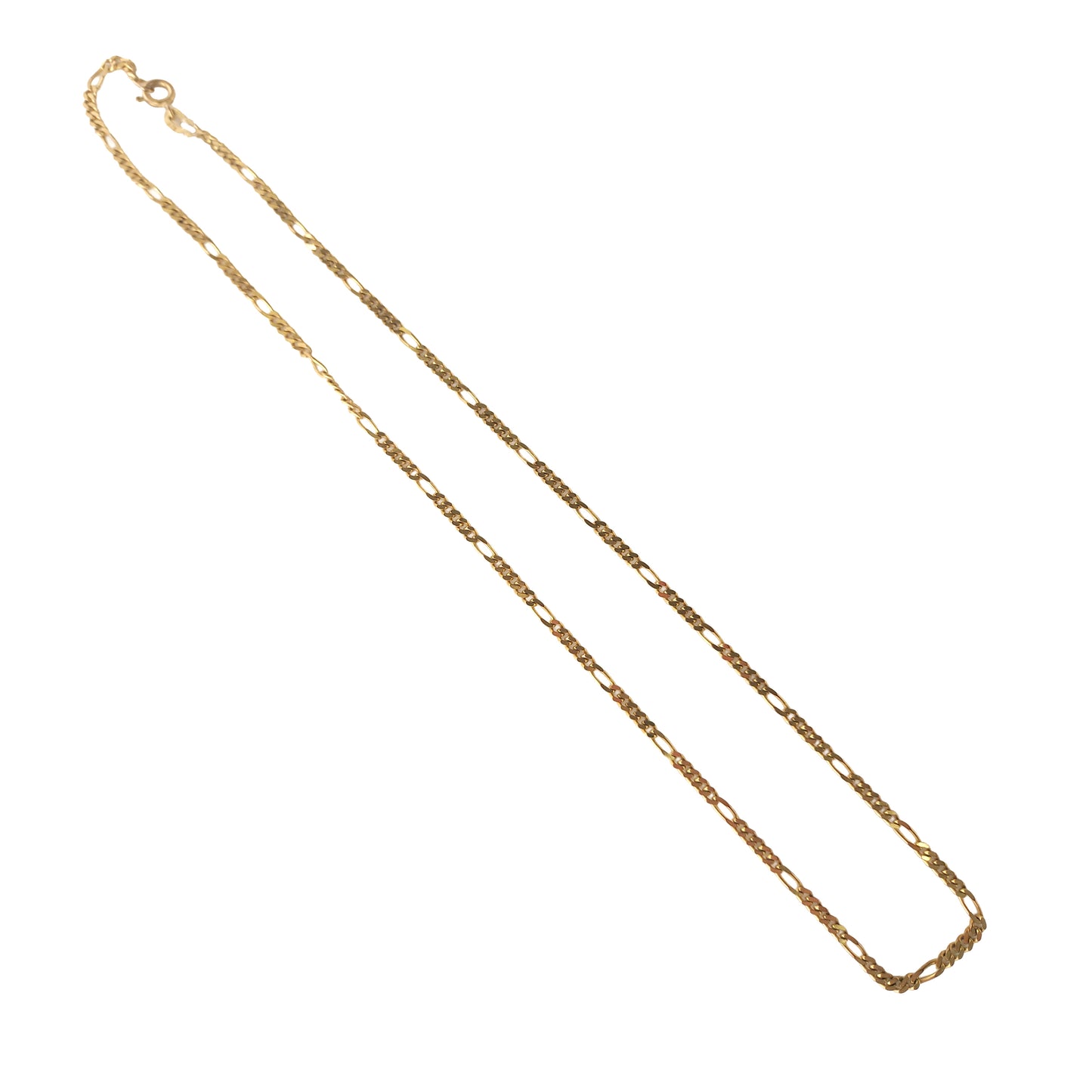 9KT Yellow Gold Figaro Chain 5.68GM – Lightweight Elegant Gold Chain