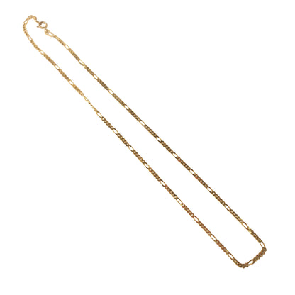 9KT Yellow Gold Figaro Chain 5.68GM – Lightweight Elegant Gold Chain