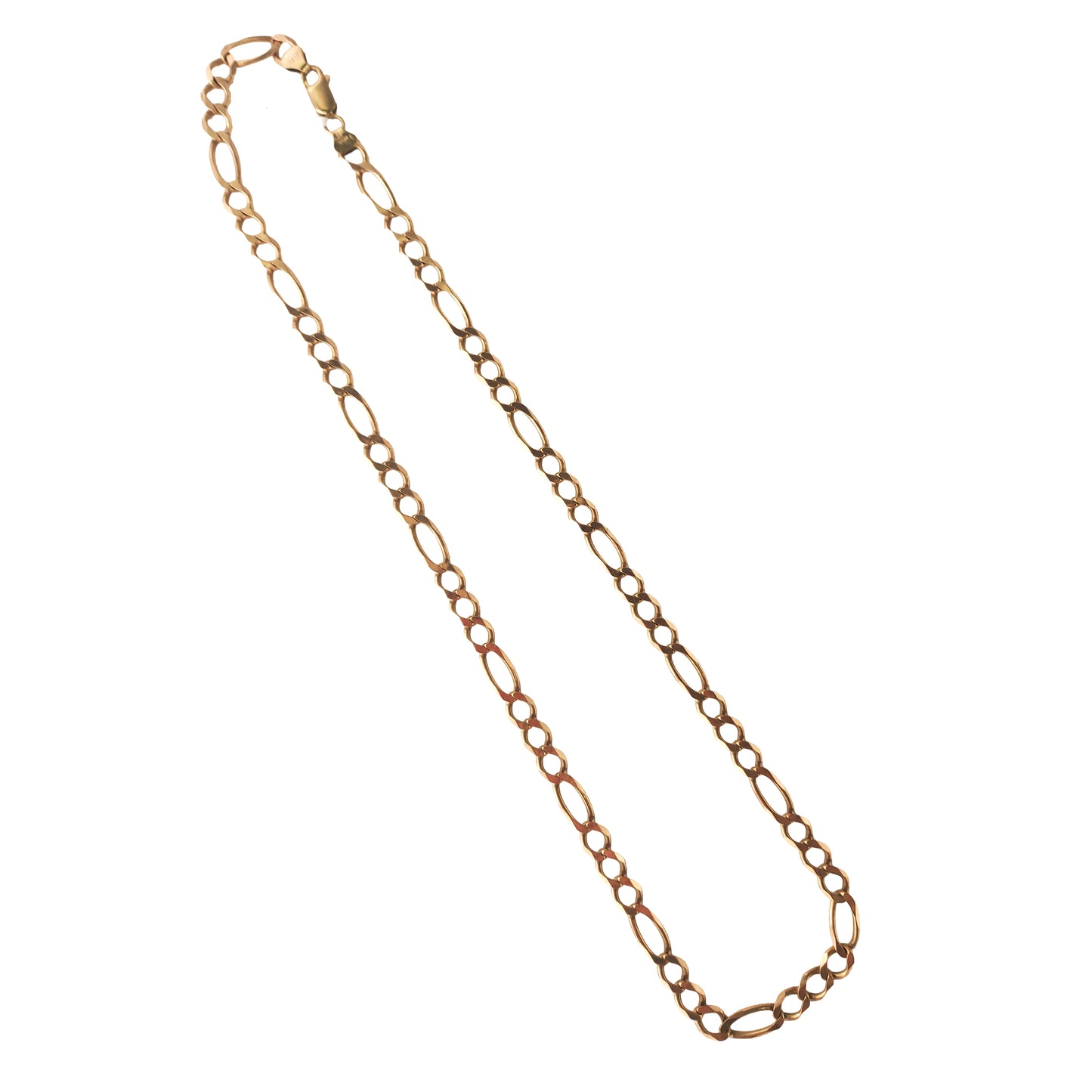 9KT Yellow Gold Figaro Chain 23.54GM – Premium Heavy Figaro Gold Chain