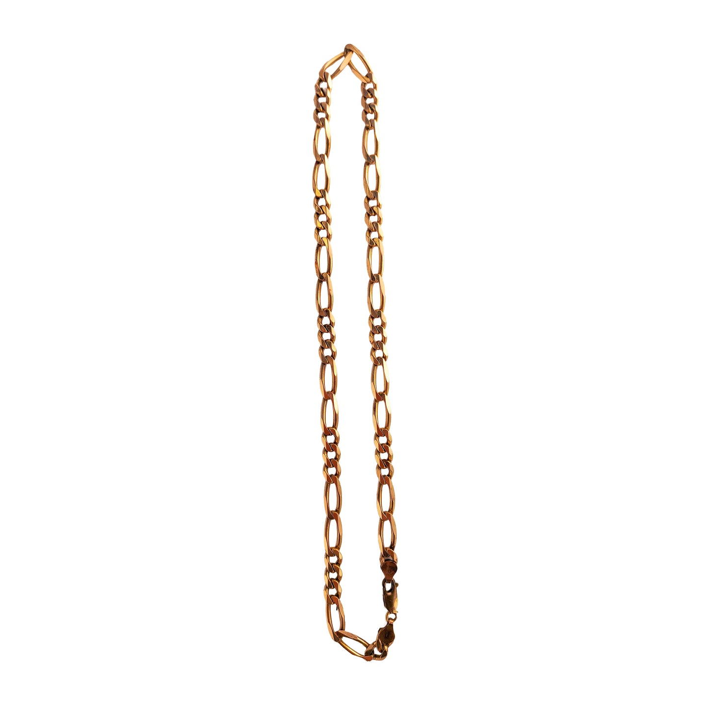 9KT Yellow Gold Figaro Chain 36.27GM – Heavy Luxury Figaro Gold Chain