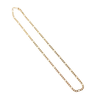 9KT Yellow Gold Figaro Chain 5.00GM – Elegant Lightweight Figaro Gold Chain