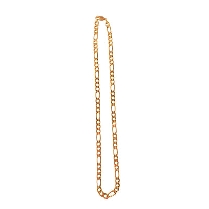 9KT Rose Gold Figaro Chain 14.52GM – Elegant Luxury Figaro Gold Chain