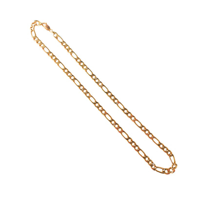 9KT Rose Gold Figaro Chain 14.52GM – Elegant Luxury Figaro Gold Chain