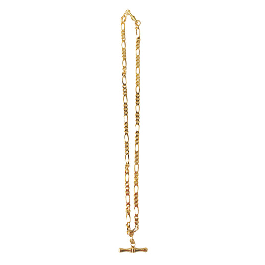 9KT Yellow Gold Figaro Chain 18.58GM – Classic Luxury Gold Chain