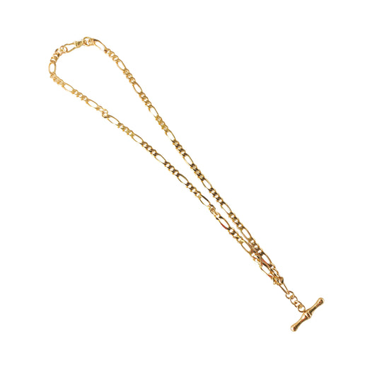 9KT Yellow Gold Figaro Chain 18.58GM – Classic Luxury Gold Chain