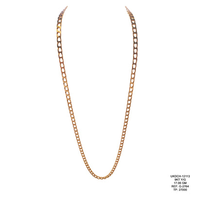 9KT Yellow Gold Chain 17.06GM – Elegant Luxury Gold Jewellery
