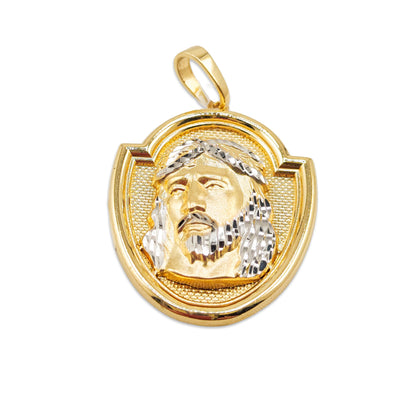 14KT Yellow Gold Jesus Pendant 4.83GM – Elegant Religious Gold Pendant