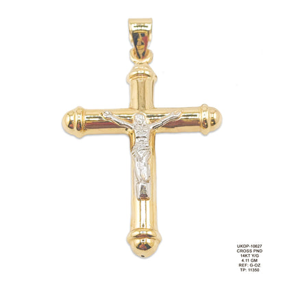 14KT Yellow Gold Cross Pendant 4.11GM – Elegant Religious Gold Pendant