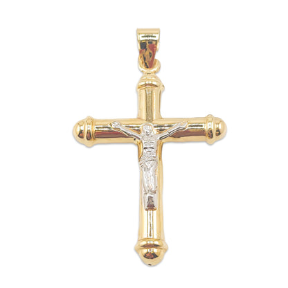 14KT Yellow Gold Cross Pendant 4.11GM – Elegant Religious Gold Pendant