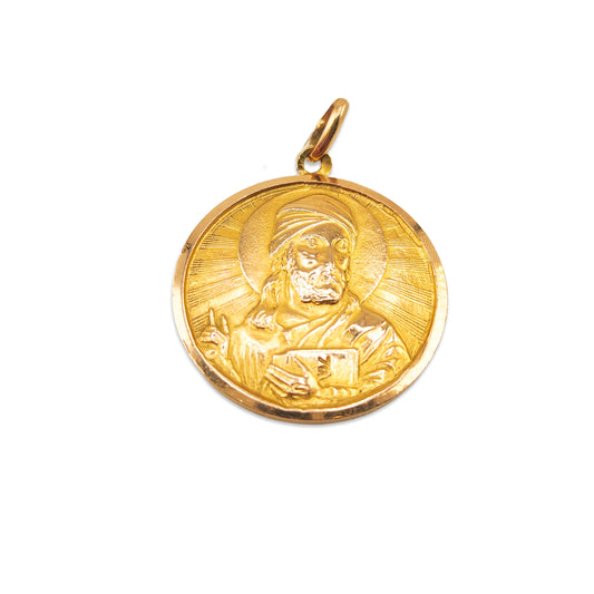 17KT Yellow Gold Jesus Pendant 13.28GM – Luxury Religious Gold Pendant