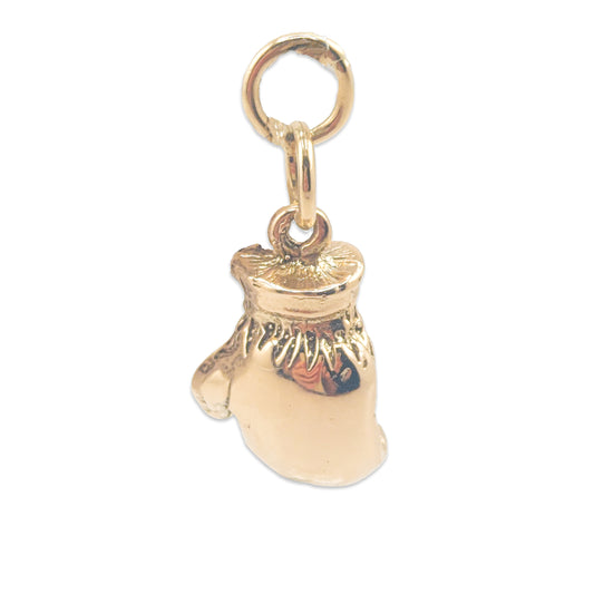 9KT Yellow Gold Boxing Glove Pendant 11.02GM – Premium Sports Gold Pendant