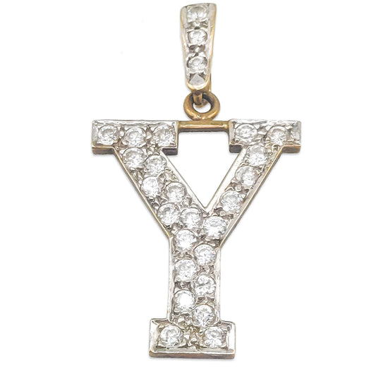 9KT Yellow Gold Letter Y Pendant 4.83GM – Premium Initial Y Gold Pendant