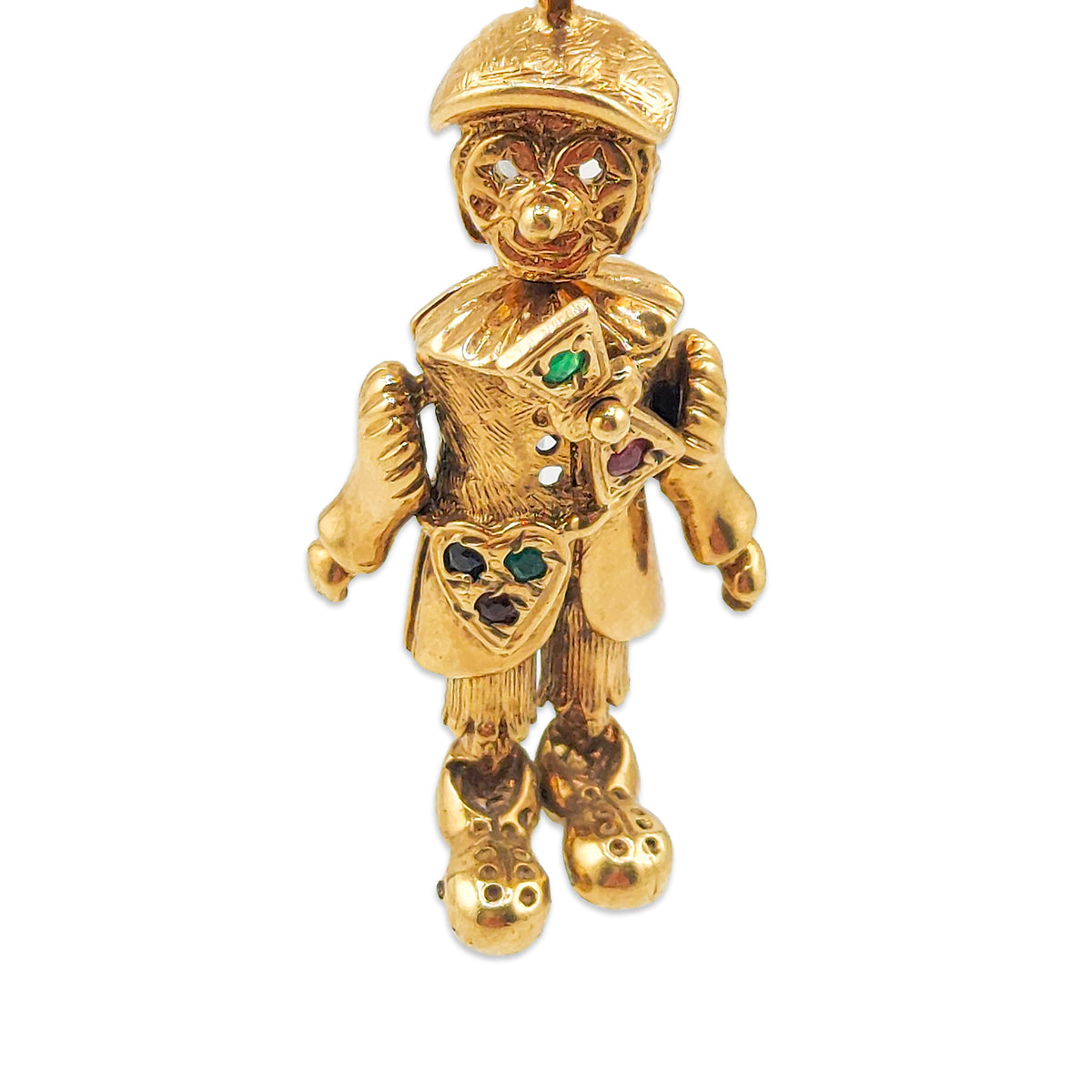 9KT Yellow Gold Joker Pendant 7.34GM – Designer Joker Gold Pendant