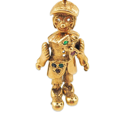 9KT Yellow Gold Joker Pendant 7.34GM – Designer Joker Gold Pendant