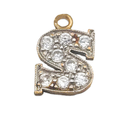9KT Yellow Gold Letter S Pendant 0.93GM – Elegant Initial S Gold Pendant