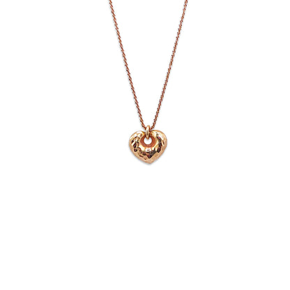 14KT Yellow Gold Heart Pendant Chain 3.44GM – Elegant Heart Gold Necklace for Women