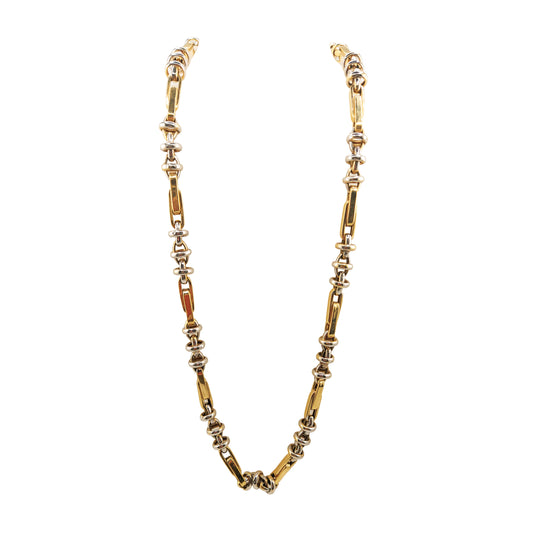 14KT Yellow Gold Designer Chain 33.42GM – Heavy Luxury Gold Chain Necklace