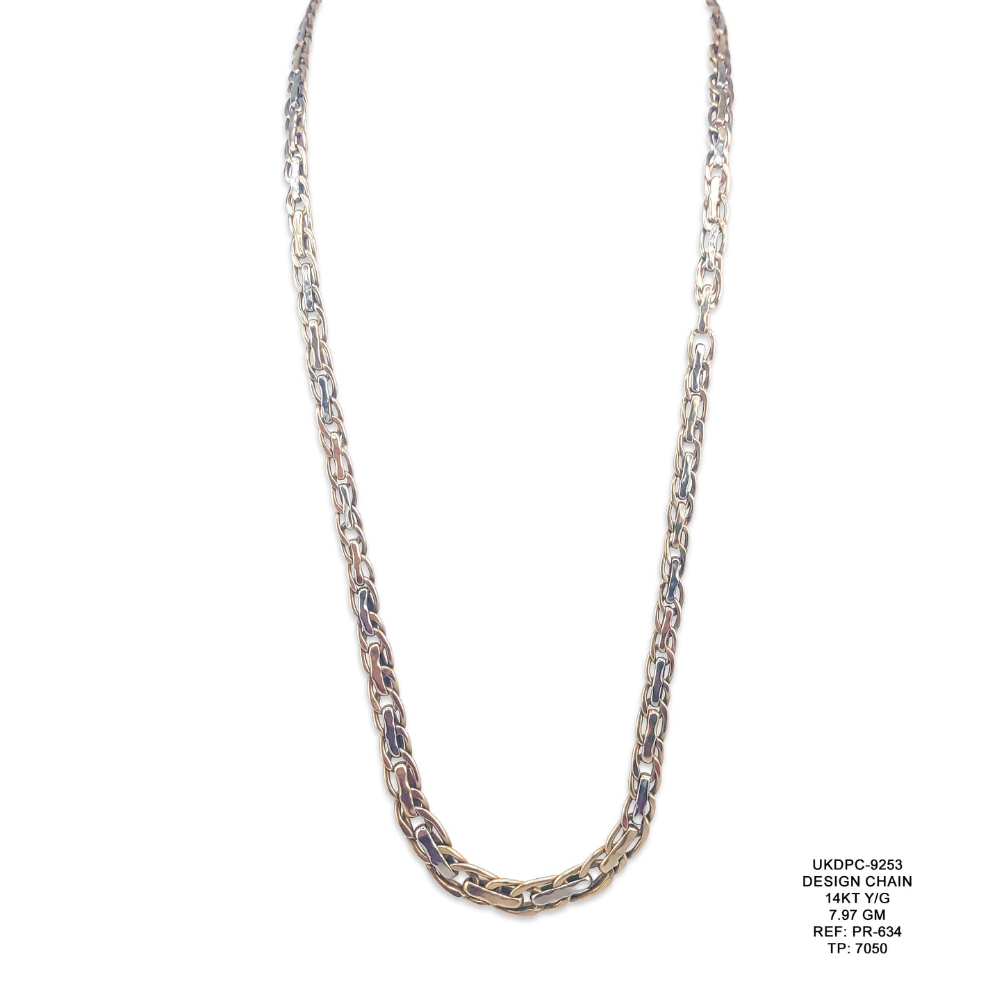 14KT Yellow Gold Designer Chain 7.97GM – Elegant Luxury Gold Chain Necklace
