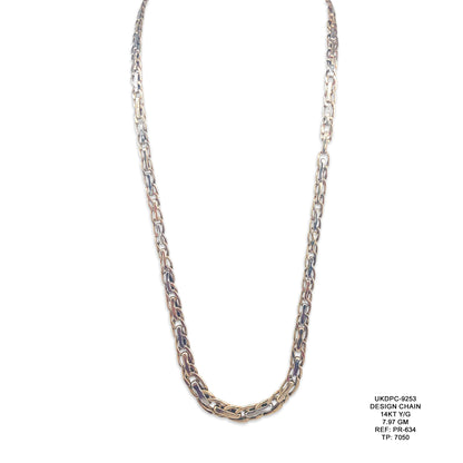 14KT Yellow Gold Designer Chain 7.97GM – Elegant Luxury Gold Chain Necklace