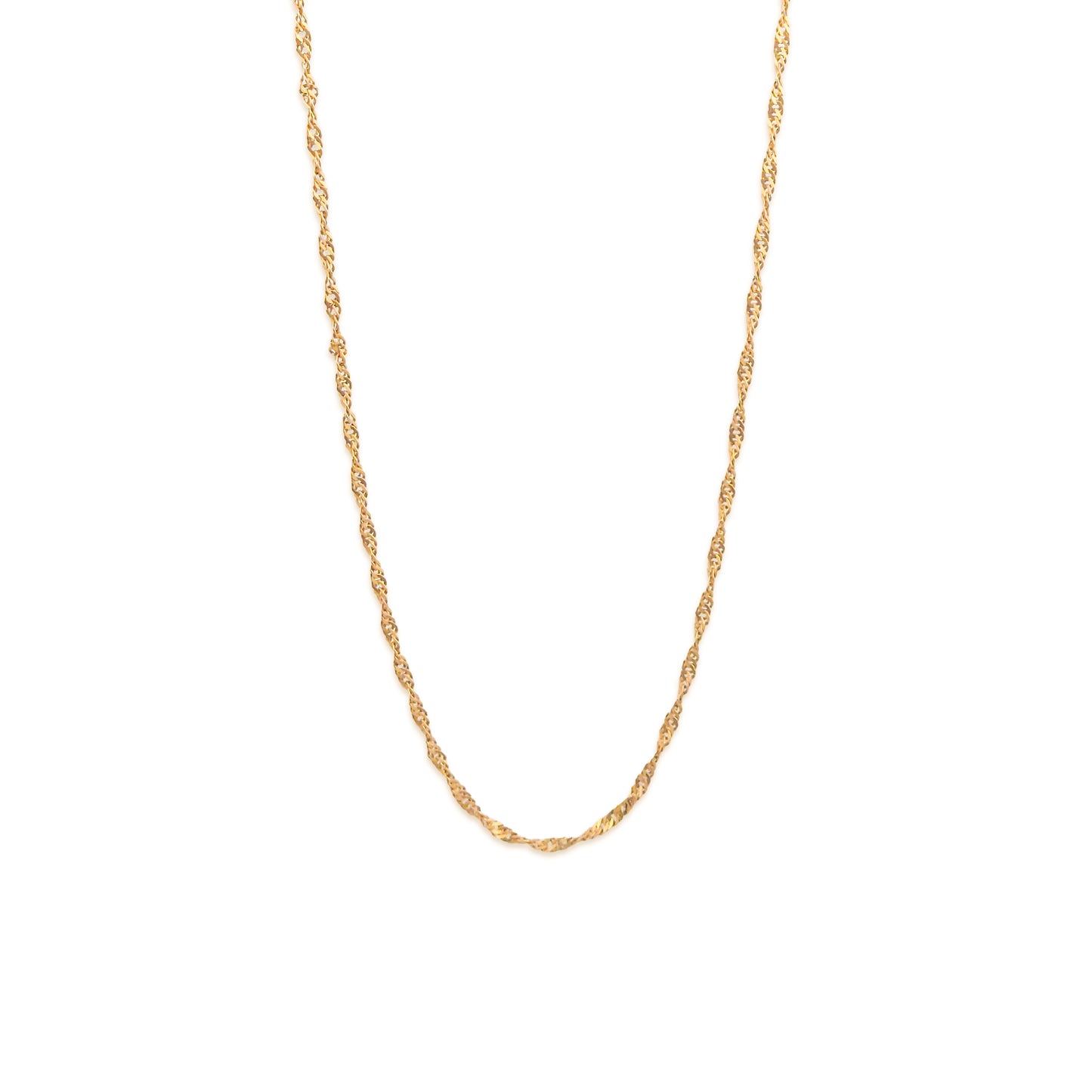 21KT Yellow Gold Disco Chain 3.90GM – Sparkling Designer Gold Chain Necklace