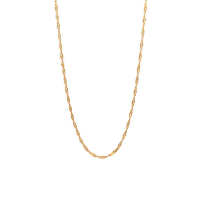21KT Yellow Gold Disco Chain 3.90GM – Sparkling Designer Gold Chain Necklace