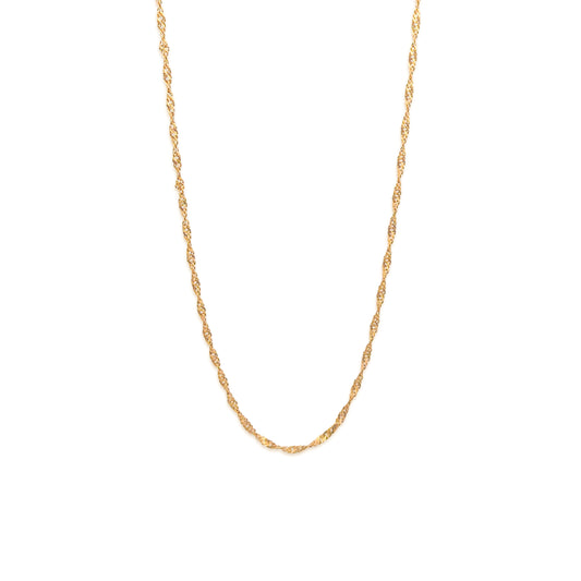 21KT Yellow Gold Disco Chain 3.90GM – Sparkling Designer Gold Chain Necklace