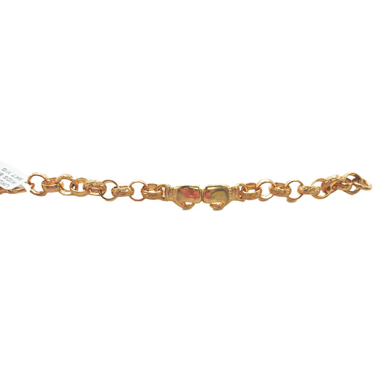 Kids Belcher Bracelet in 9KT Yellow Gold | Stylish Kids Gold Bracelet 17.70 GM